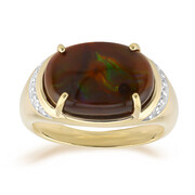 Feuerachat-Goldring