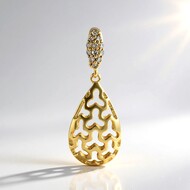 Colgante en plata con Diamante champán I2 (Ornaments by de Melo)