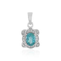 Ciondolo in argento con Apatite Blu