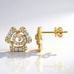 Orecchini in oro con Diamante SI1 (G) (Annette)