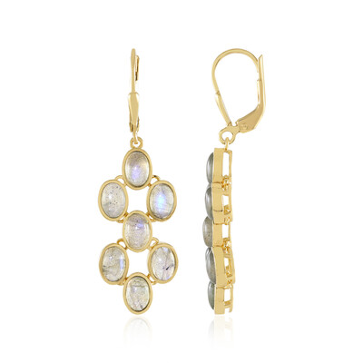 Orecchini in argento con Labradorite Blu Maniry (KM by Juwelo)
