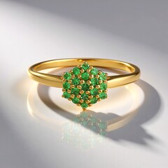 Anello in argento con Tsavorite della Tanzania