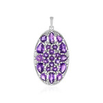 Ciondolo in argento con Ametista