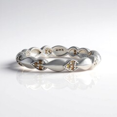 Anello in argento con Diamante Champagne I2 (de Melo Essence)