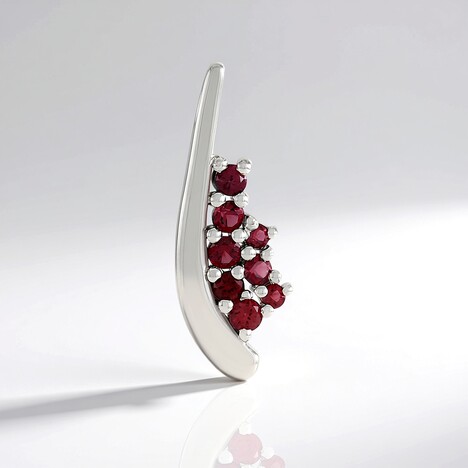 Ciondolo in argento con Spinello Rosso (de Melo Essence)