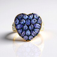 Bague en argent et Tanzanite (Gems en Vogue)