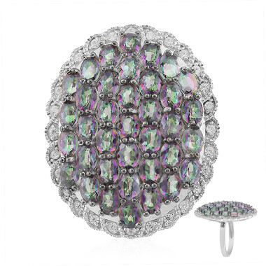 Anello in argento con Quarzo Mistico