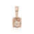 9K Morganite Gold Pendant