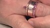Zilveren ring met een Nigeriaanse roze toermalijn