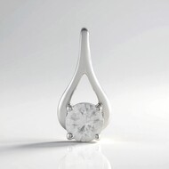 Pendentif en argent et Zircon