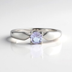 Anello in argento con Tanzanite (non riscaldata)