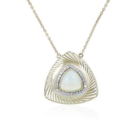 Collar en oro con Ópalo de Welo (Ornaments by de Melo)