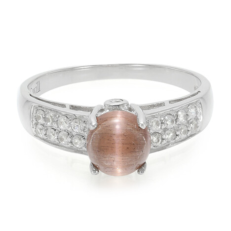 Skapolith-Katzenauge-Silberring