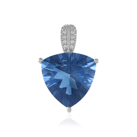 Colgante en plata con Fluorita de color cambiante