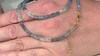 Collar en plata con Aguamarina Santa María