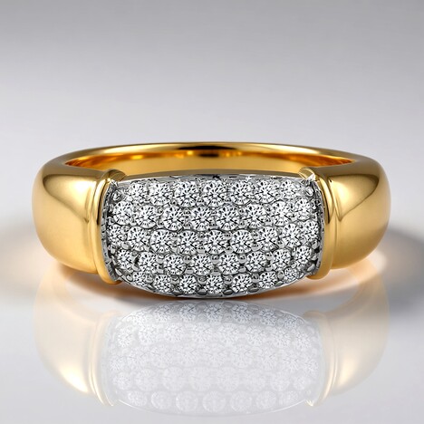 Anello in oro con Diamante SI1 (G) (Annette)