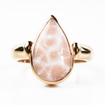 Anello in argento con Natrolite