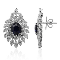 Ceylon-Saphir-Goldohrringe (Estée Collection)