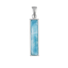 Larimar-Silberanhänger