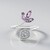 Anello in argento con Ametista Rose de France