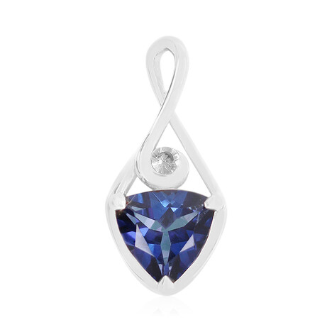 Ciondolo in argento con Topazio Blu Royal