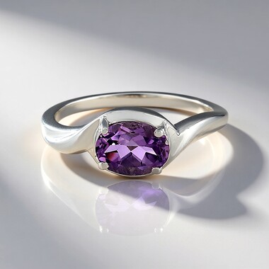Anello in argento con Quarzo Azur