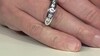 Zilveren ring met een zirkoon (de Melo Essence)