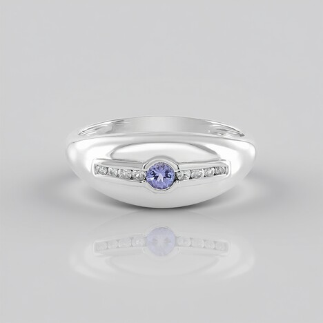 Anello in argento con Tanzanite