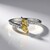 Anello in argento con Zircone Giallo