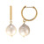 Pendientes en plata con Perla Freshwater (TPC)
