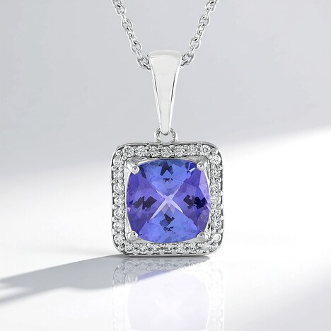 Collana in oro con Tanzanite AAA (AMAYANI)