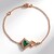 Bracciale in argento con Malachite (Adela Silber)