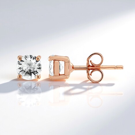 Boucles d'oreilles en argent et Zircon