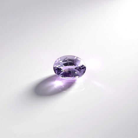 Gemma con Zaffiro Ceylon Porpora (non riscaldato) 0,152 ct