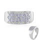 Anello in argento con Tanzanite
