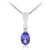Collar en oro con Tanzanita AAA
