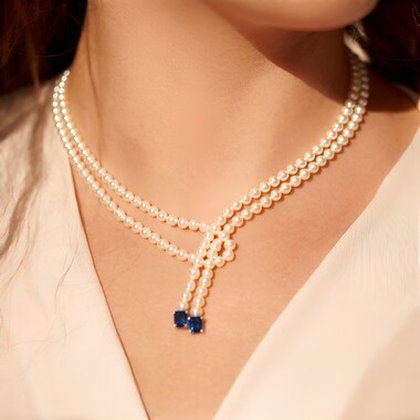 Collier en or et Topaze de Marambaia (Michelle Albala)