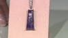 Zilveren hanger met een Purper kleurige mojave koper-turkoois (Faszination Türkis)