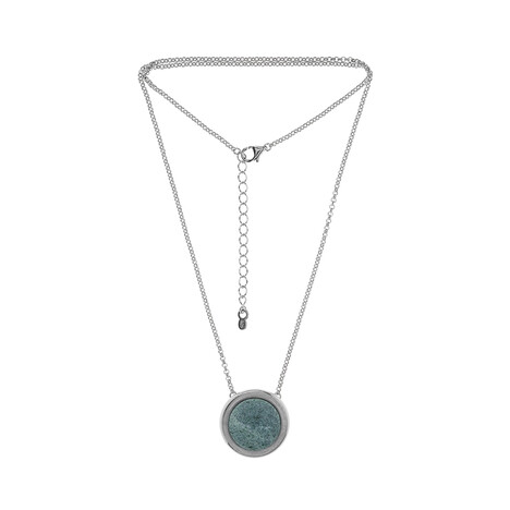Collana in argento con Fuchsite (dagen)