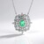 Collana in argento con Smeraldo Colombiano