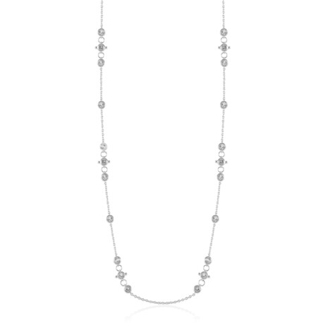 Weißer Topas-Silbercollier (Dallas Prince Designs)