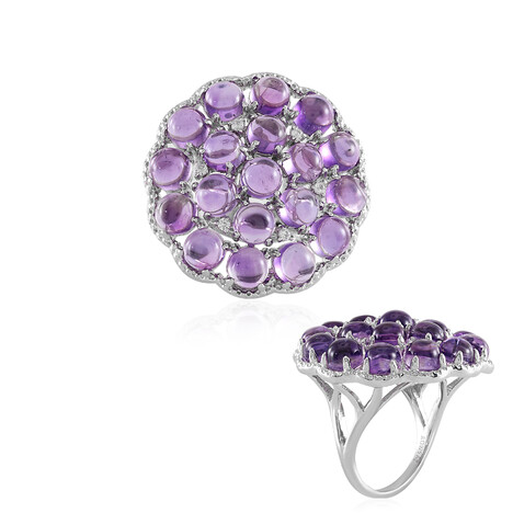 Sambia-Amethyst-Silberring