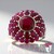 Anello in argento con Rubino del Madagascar