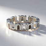 Bague en argent et Diamant champagne I3 (de Melo Essence)