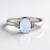 Anello in argento con Opale di Welo