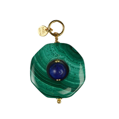 Malachite Silver Pendant