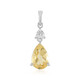 Pendentif en argent et Citrine