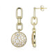 Boucles d'oreilles en argent et Zircon (Adela Silber)