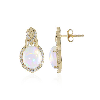 Welo-Opal-Goldohrringe (AMAYANI)