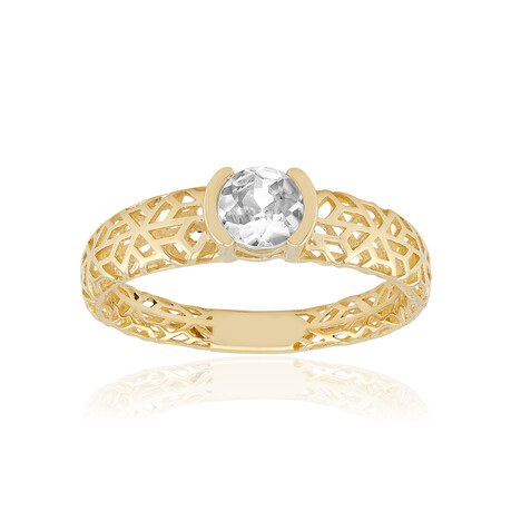 Anello in oro con Zircone (Ornaments by de Melo)